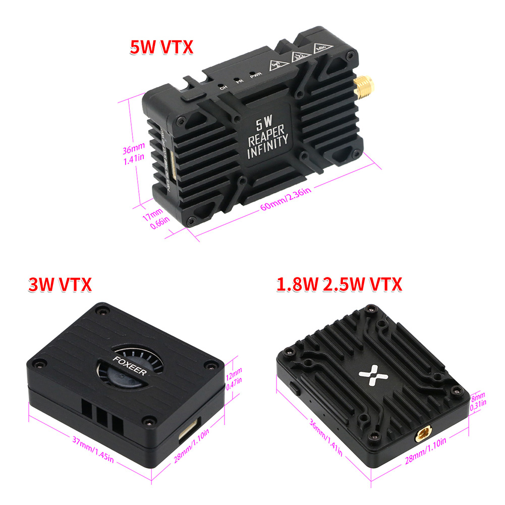 Foxeer Reaper Extreme V2 5.8G  - Foxeer Reaper Extreme 2.5W Vtx avaliação e preço