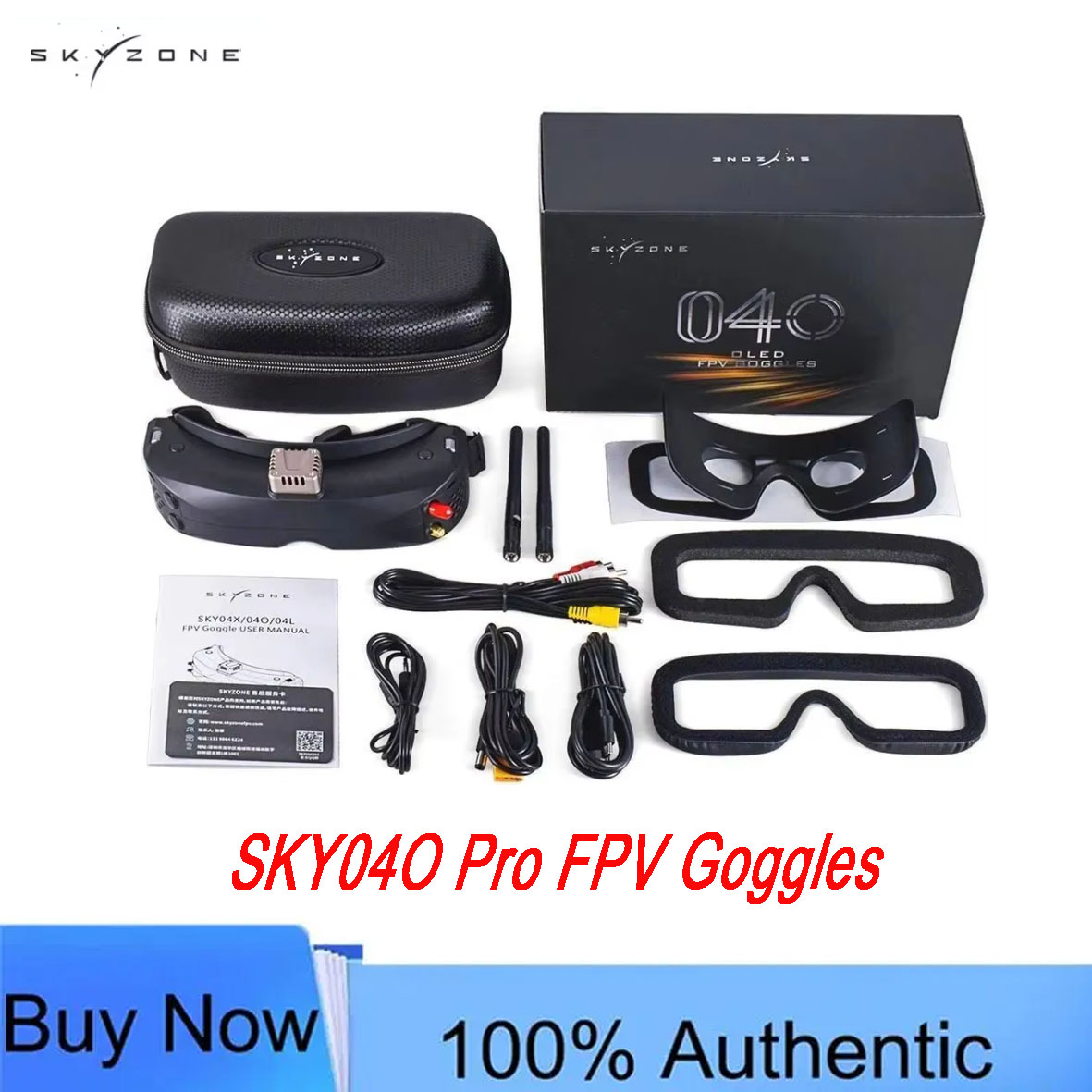 Óculos FPV SKYZONE SKY04O Pro  - Skyzone Sky04O Pro Fpv Goggles avaliação e preço